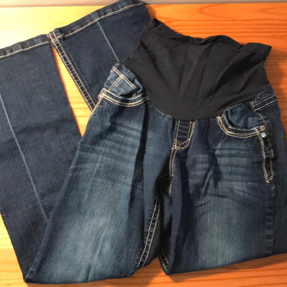 Maternity jeans size med